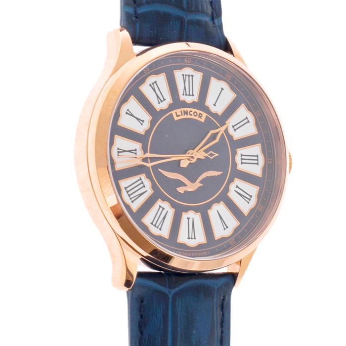 Lincor UNI Self-winding Mechanical Watch with Blue Strap