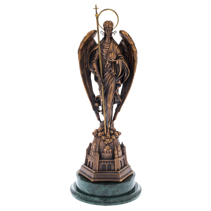 Author's bronze sculpture "Archangel Michael"