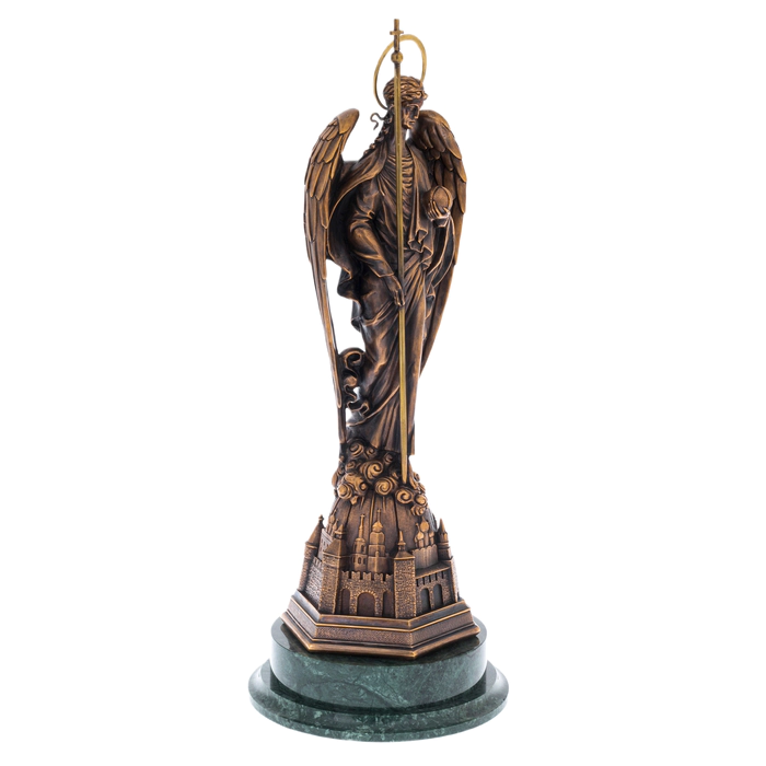 Author's bronze sculpture "Archangel Michael"