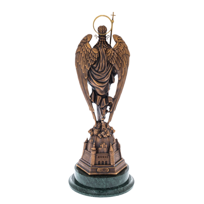 Author's bronze sculpture "Archangel Michael"