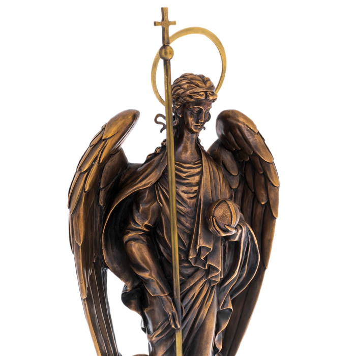 Author's bronze sculpture "Archangel Michael"