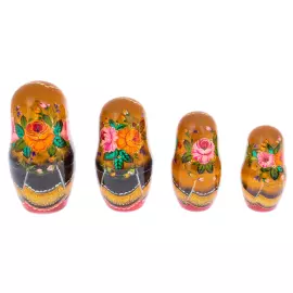 Матрешка из липы "Летняя тройка" на 20 мест