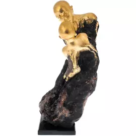 Author's sculpture made of wood "Confluence"