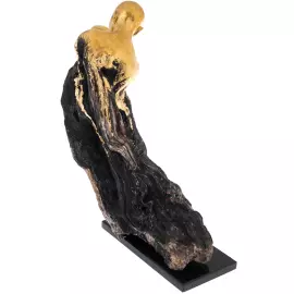 Author's sculpture made of wood "Confluence"