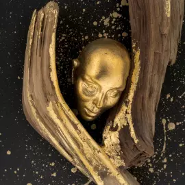 The author's painting of the Milky Way tree