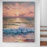 The author's oil painting "The Crown of the sea Princess"