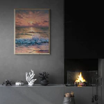 The author's oil painting "The Crown of the sea Princess"