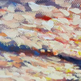 The author's oil painting "The Crown of the sea Princess"