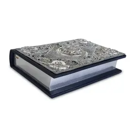 Православный молитвослов с филигранью (серебро), топазами