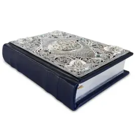 Православный молитвослов с филигранью (серебро), топазами