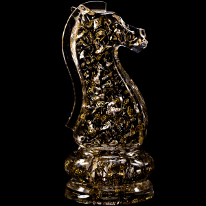 Sculpture in the form of a chess piece "Knight"