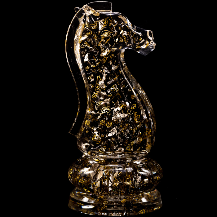 Sculpture in the form of a chess piece "Knight"