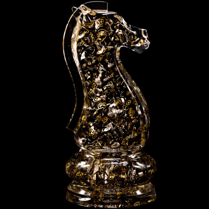 Sculpture in the form of a chess piece "Knight"