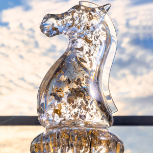 Sculpture in the form of a chess piece "Knight"