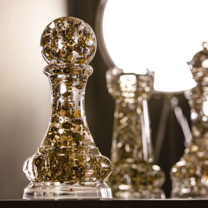 Sculpture in the form of a chess piece "Pawn"