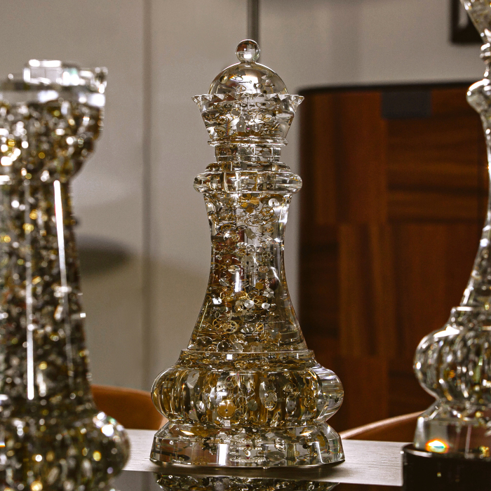 Sculpture in the form of a chess piece "Queen"