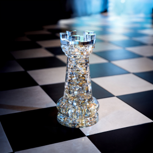 Sculpture in the form of a chess piece "Rook"