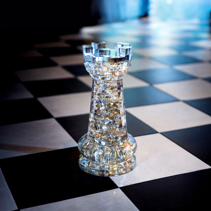 Sculpture in the form of a chess piece "Rook"