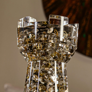 Sculpture in the form of a chess piece "Rook"