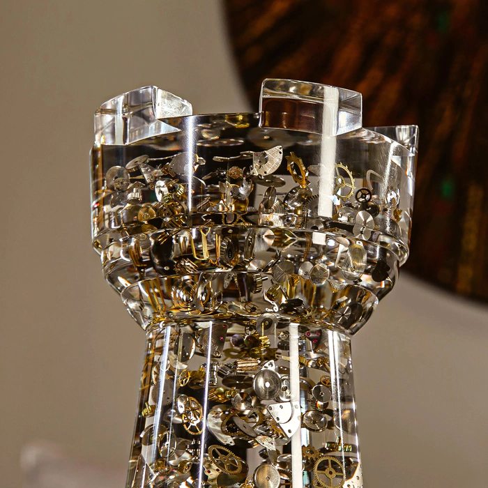 Sculpture in the form of a chess piece "Rook"