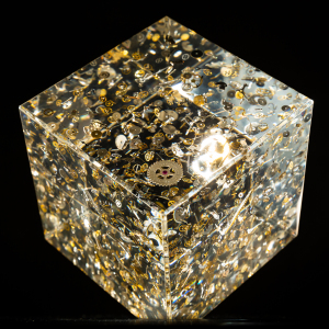 Sculpture "Time Squared" small cube