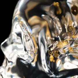 Sculpture "Lost in Time" small skull