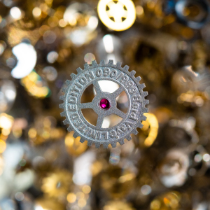 Sculpture "Passage Through Time" in the form of an hourglass, small