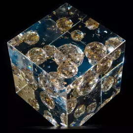 Скульптура "Galaxy. Парад планет" с подставкой