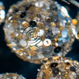 Скульптура "Galaxy. Парад планет" с подставкой