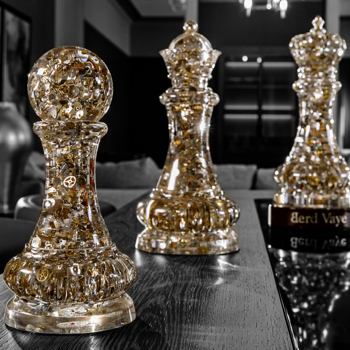 Sculpture in the form of a chess piece "Rook"
