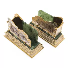 Настольный набор "Аристократ" из нефрита, Златоуст