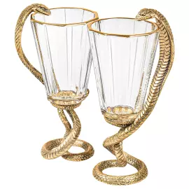 Набор лафитников подарочных "Змея" на 2 персоны