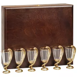 Набор лафитников подарочных "Змея" на 6 персон