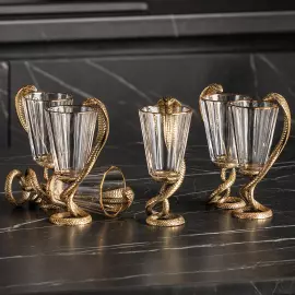 Набор лафитников подарочных "Змея" на 6 персон