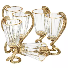 Набор лафитников подарочных "Змея" на 12 персон