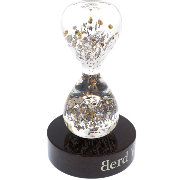 Sculpture "Passage Through Time" in the form of an hourglass, small