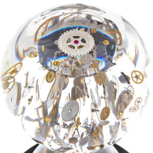 Sculpture "Passage Through Time" in the form of an hourglass, small