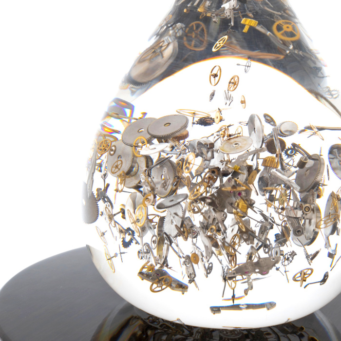 Sculpture "Passage Through Time" in the form of an hourglass, small