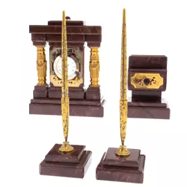 Письменный набор с лотком "Изыск" из яшмы, Златоуст