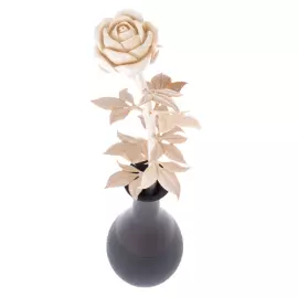 Sculpture of a mammoth tusk "Rose"