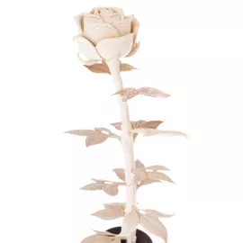 Sculpture of a mammoth tusk "Rose"