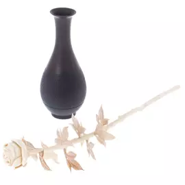 Sculpture of a mammoth tusk "Rose"