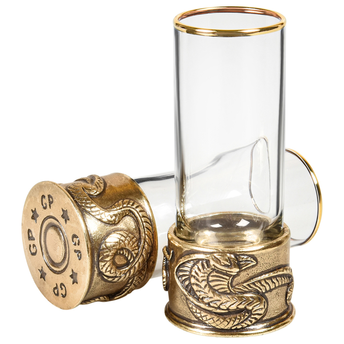 Набор водочный "Змея" со штофом и стопками, на 3 персоны