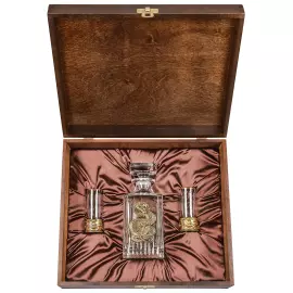 Набор водочный "Змея" со штофом и стопками, на 2 персоны