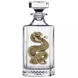 Набор водочный "Змея" со штофом и стопками, на 2 персоны