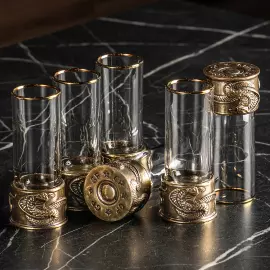 Набор водочный "Змея" со штофом и стопками, на 12 персон