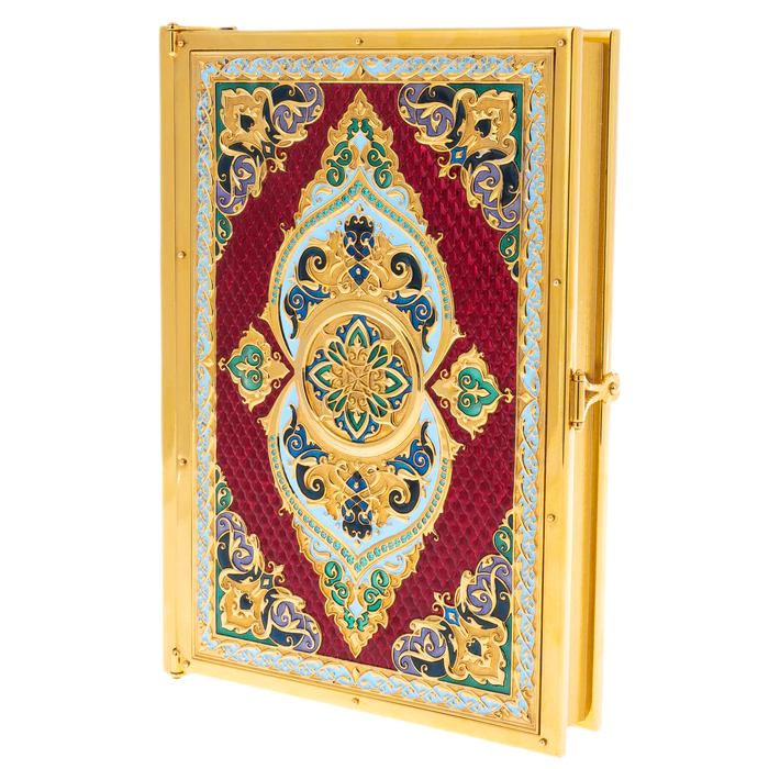 Three-dimensional Koran "Vostok" with enamel, Zlatoust