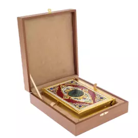 Three-dimensional Koran "Vostok" with enamel, Zlatoust