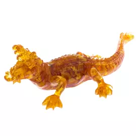 Сувенир из янтаря "Крокодил" большой