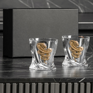 A set of glasses for whiskey "Cobra. Quadro for 2 persons